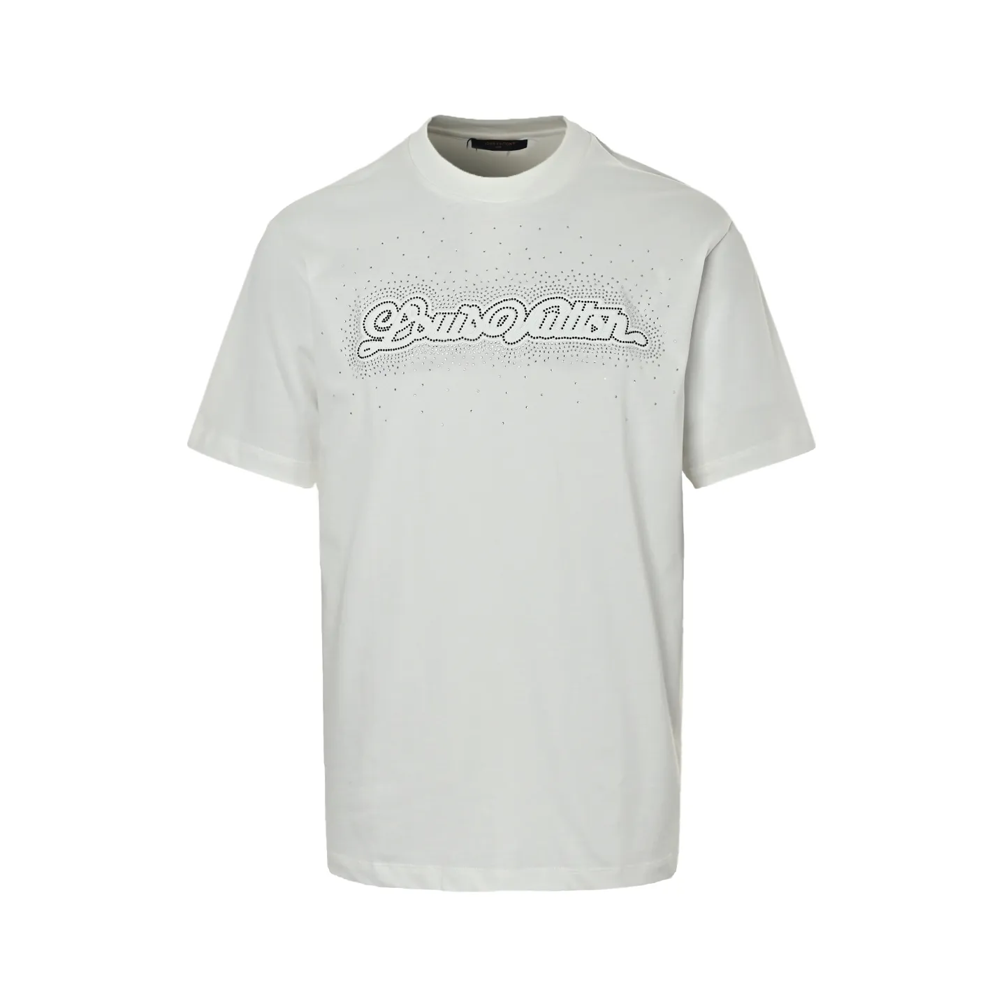 Louis Vuitton/Louis Vuitton Galaxy Broken Diamond Floral Letters Embroidered Short Sleeve